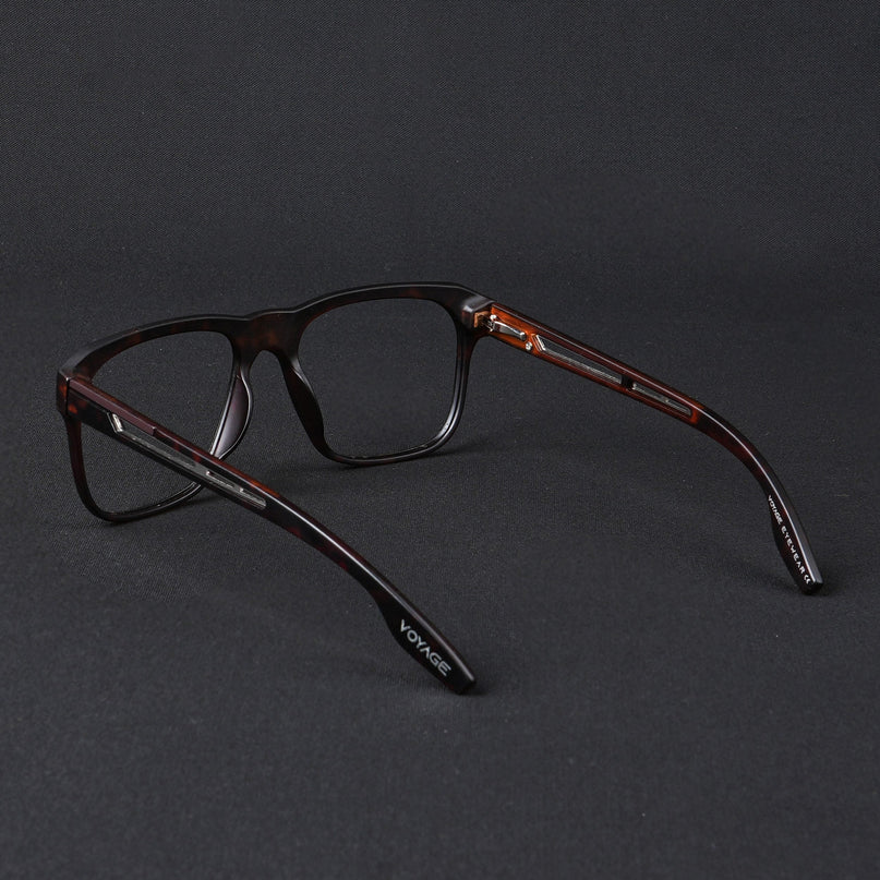 Voyage Lumina Demi Brown Wayfarer Eyeglasses for Men & Women - MG5400-C5