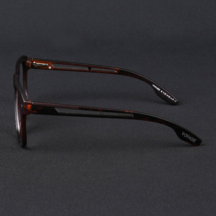 Voyage Lumina Demi Brown Wayfarer Eyeglasses for Men & Women - MG5400-C5