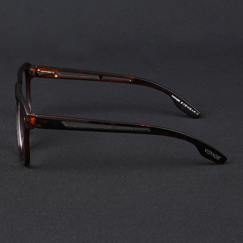 Voyage Lumina Demi Brown Wayfarer Eyeglasses for Men & Women - MG5400-C5