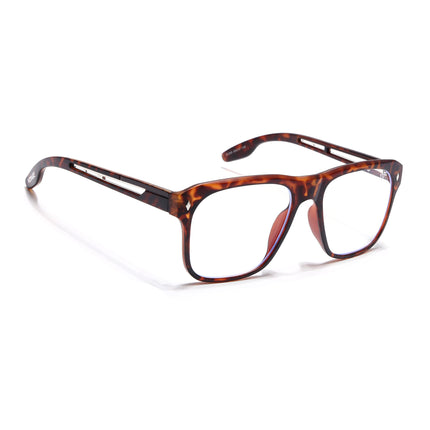 Voyage Lumina Demi Brown Wayfarer Eyeglasses for Men & Women - MG5400-C5