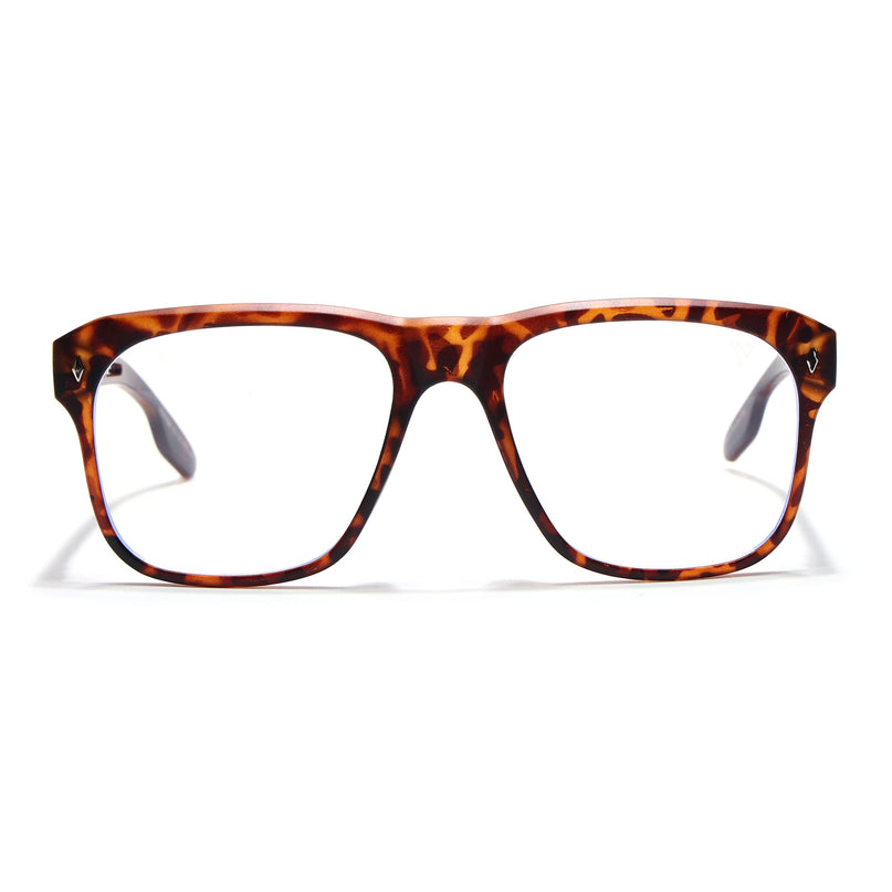 Voyage Lumina Demi Brown Wayfarer Eyeglasses for Men & Women - MG5400-C5