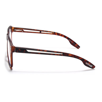 Voyage Lumina Demi Brown Wayfarer Eyeglasses for Men & Women - MG5400-C5