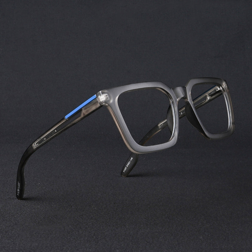Voyage Lumina Grey Wayfarer Eyeglasses for Men & Women - MG5402-C2