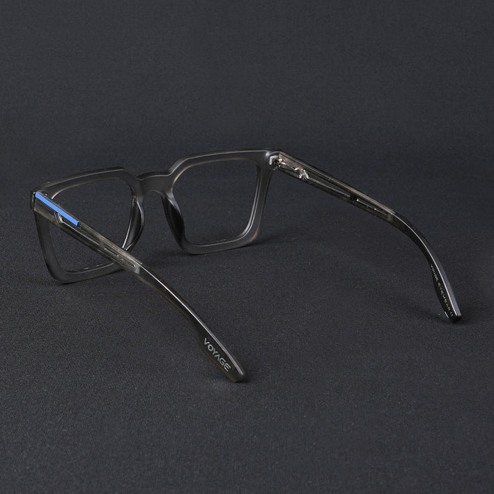 Voyage Lumina Grey Wayfarer Eyeglasses for Men & Women - MG5402-C2