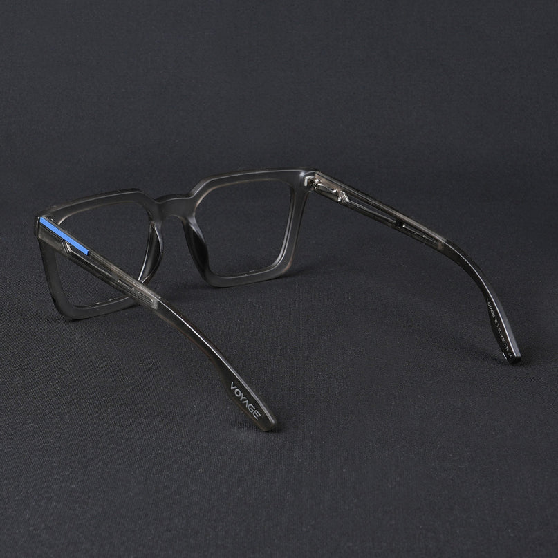 Voyage Lumina Grey Wayfarer Eyeglasses for Men & Women - MG5402-C2