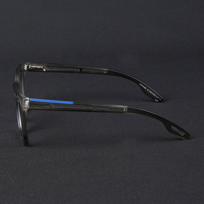 Voyage Lumina Grey Wayfarer Eyeglasses for Men & Women - MG5402-C2