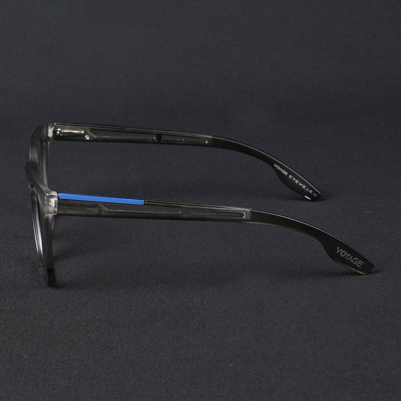Voyage Lumina Grey Wayfarer Eyeglasses for Men & Women - MG5402-C2