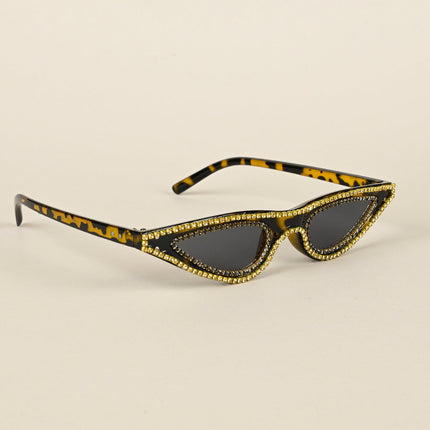 Black & Demi Brown Cateye Sunglasses - MG4368