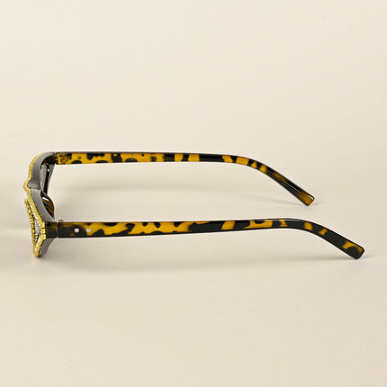 Black & Demi Brown Cateye Sunglasses - MG4368