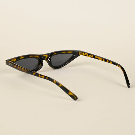Black & Demi Brown Cateye Sunglasses - MG4368