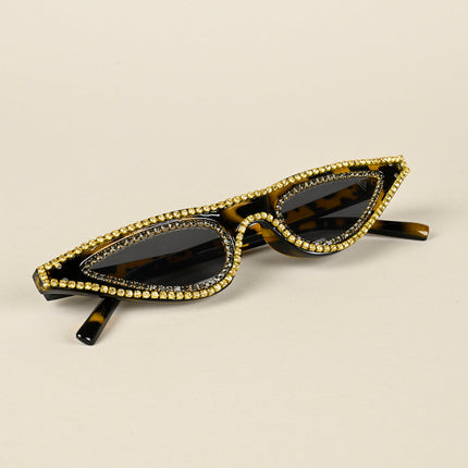 Black & Demi Brown Cateye Sunglasses - MG4368