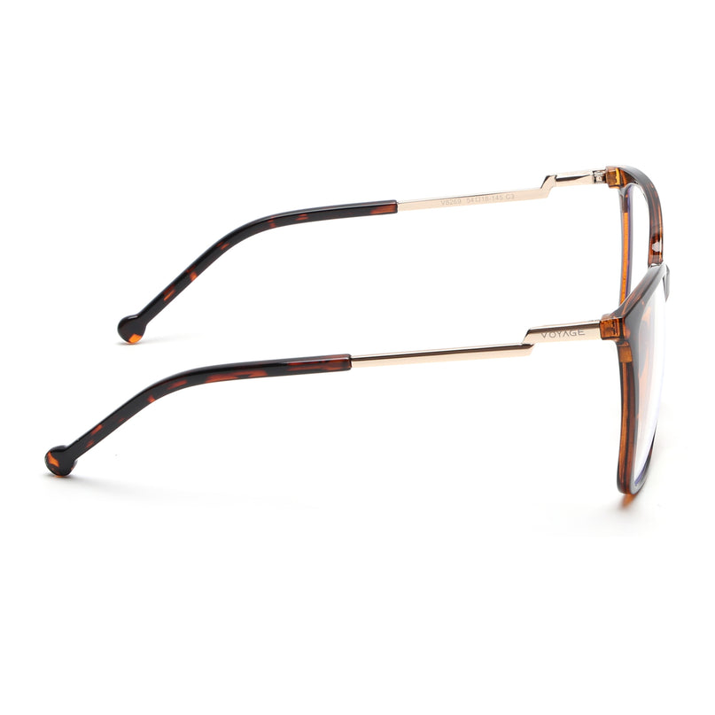 Voyage Glam Demi Brown Cateye TR Clip-On Polarized Sunglasses for Women - PMG4821-C2