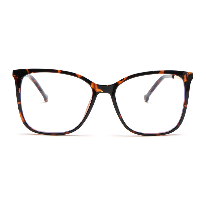 Voyage Glam Demi Brown Cateye TR Clip-On Polarized Sunglasses for Women - PMG4821-C2