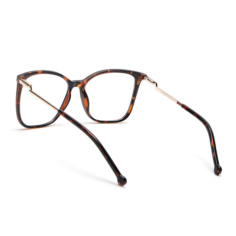 Voyage Glam Demi Brown Cateye TR Clip-On Polarized Sunglasses for Women - PMG4821-C2