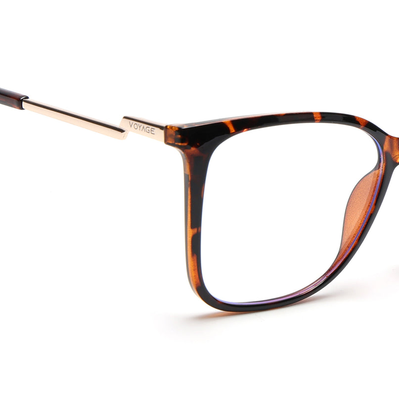 Voyage Glam Demi Brown Cateye TR Clip-On Polarized Sunglasses for Women - PMG4821-C2
