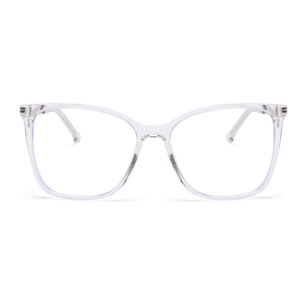 Voyage Glam Transparent Cateye TR Clip-On Polarized Sunglasses for Women - PMG4822-C3