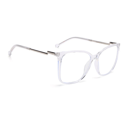 Voyage Glam Transparent Cateye TR Clip-On Polarized Sunglasses for Women - PMG4822-C3