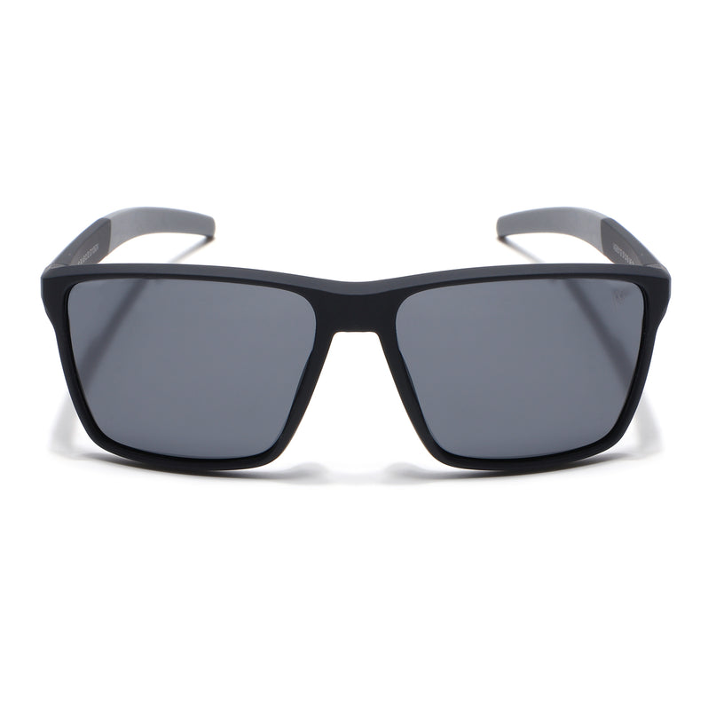 Wayfarer Polarized Sunglasses | Black Lens | Black Frame - PMG6749