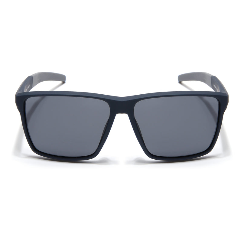 Wayfarer Polarized Sunglasses| Black Lens | Navy Blue Frame - PMG6751