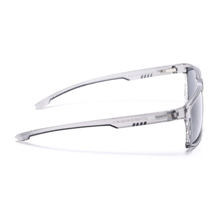 Wayfarer Polarized Sunglasses | Black Lens | Grey Frame - PMG6767