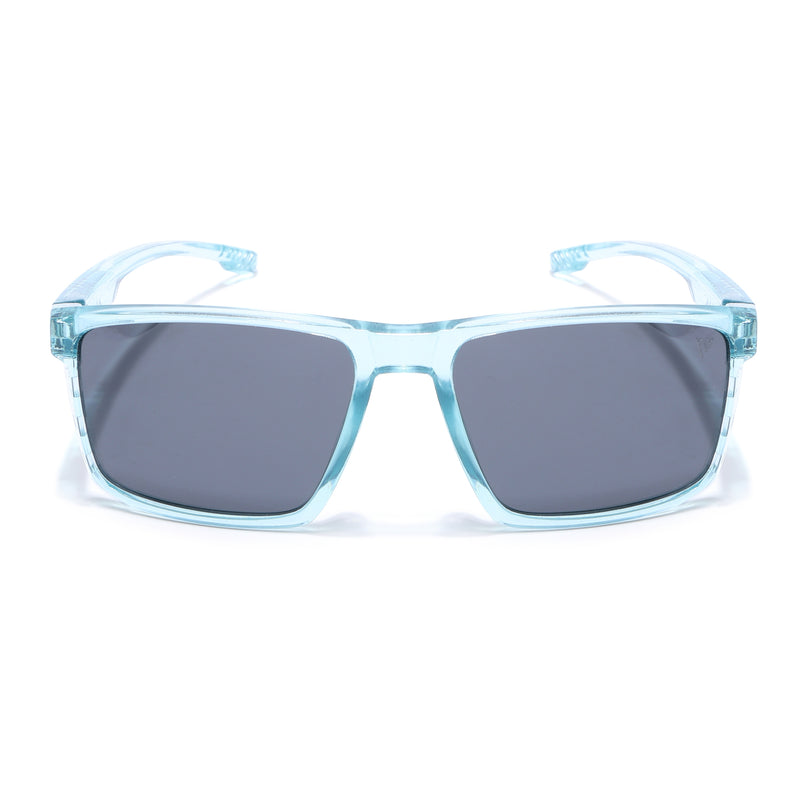 Wayfarer Polarized Sunglasses | Black Lens | Sea Green Frame - PMG6770