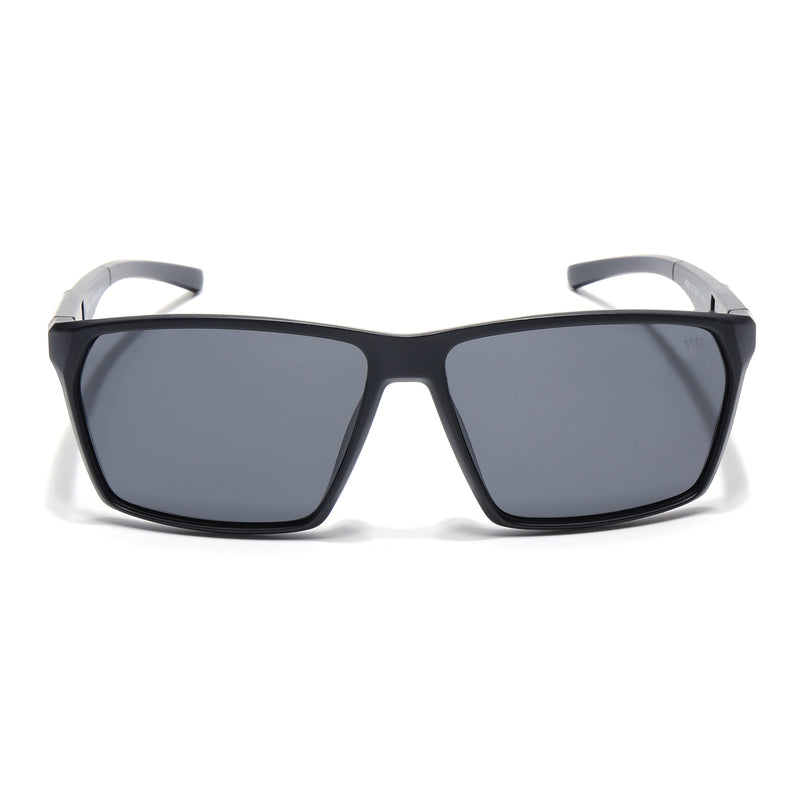 Wayfarer Polarized Sunglasses | Black Lens | Black Frame - PMG6777