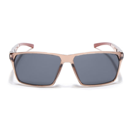 Wayfarer Polarized Sunglasses | Black Lens | Brown Frame - PMG6781