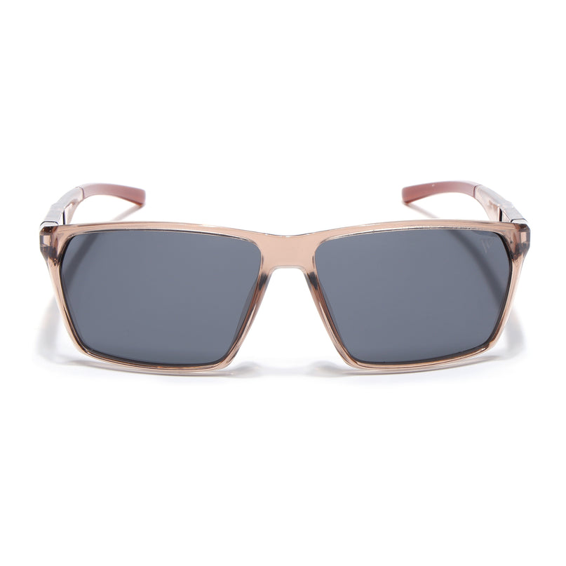 Wayfarer Polarized Sunglasses | Black Lens | Brown Frame - PMG6781