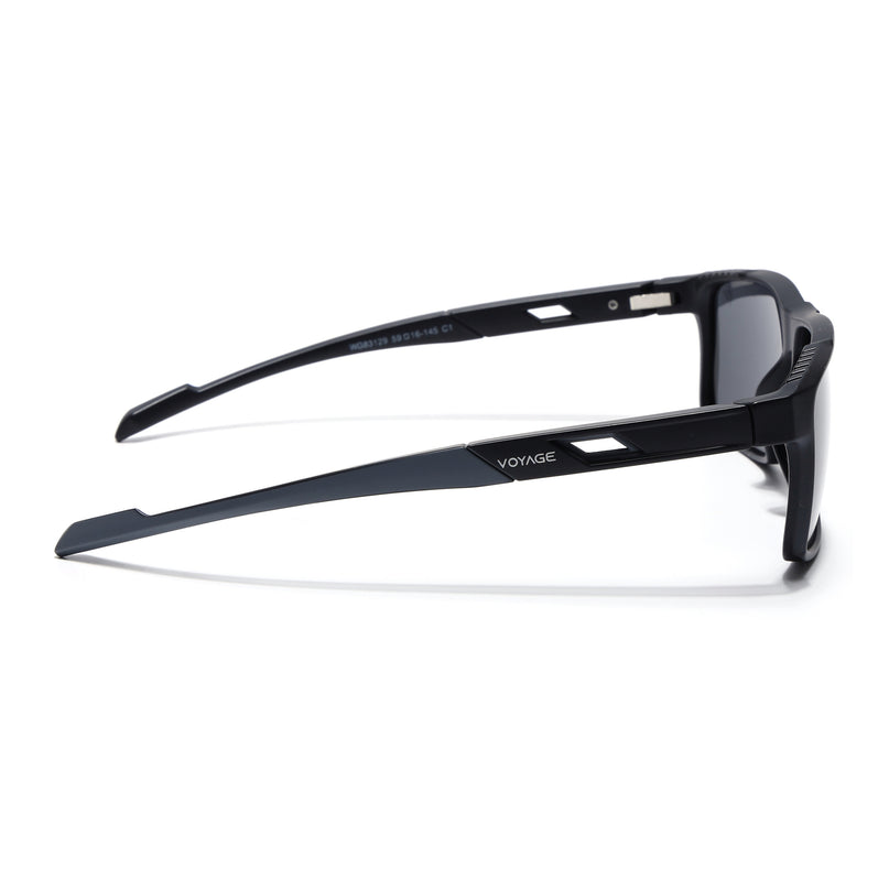Wayfarer Polarized Sunglasses | Black Lens | Black Frame - PMG6783