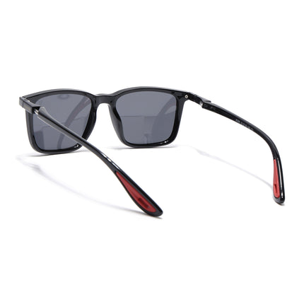 Beast | Shine Black  Rectangle Polarized Sunglasses |  PMG6633