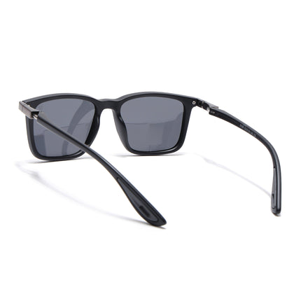 Beast | Matt Black Rectangle Polarized Sunglasses | PMG6634