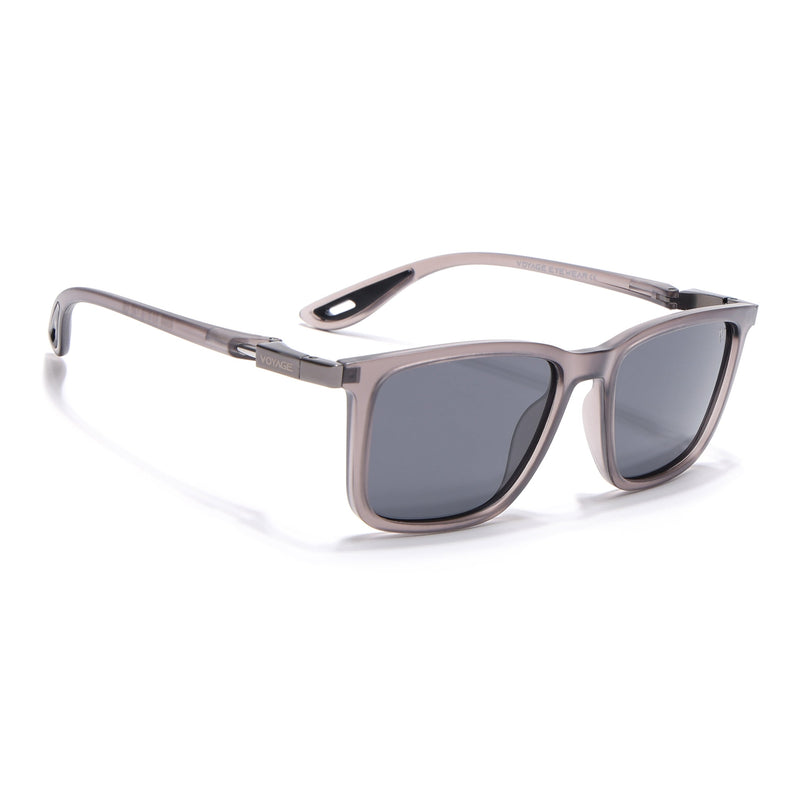 Beast | Grey Rectangle Polarized Sunglasses |  PMG6635