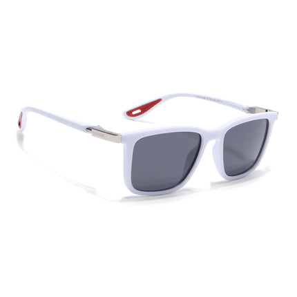 Beast | White Rectangle Polarized Sunglasses | PMG6636