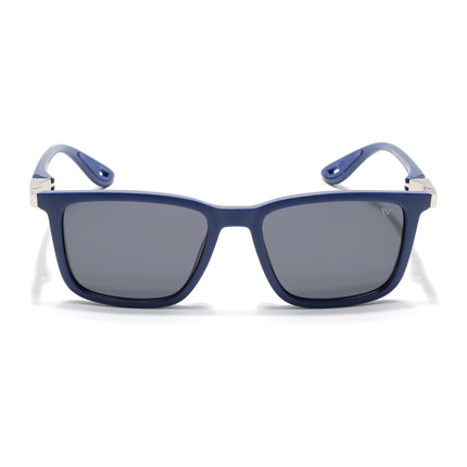 Beast | Blue Rectangle Polarized Sunglasses | PMG6637