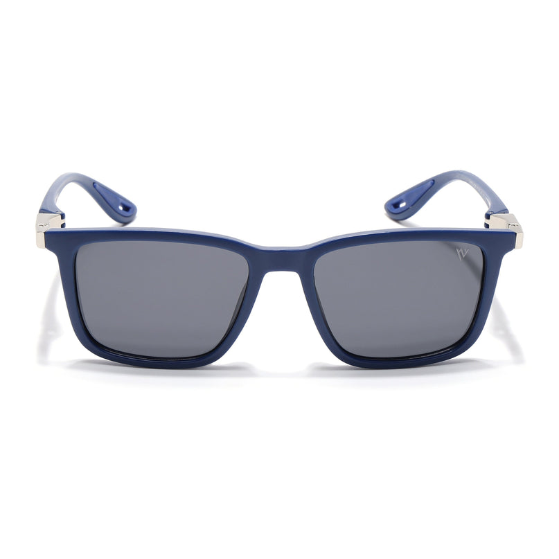 Beast | Blue Rectangle Polarized Sunglasses | PMG6637