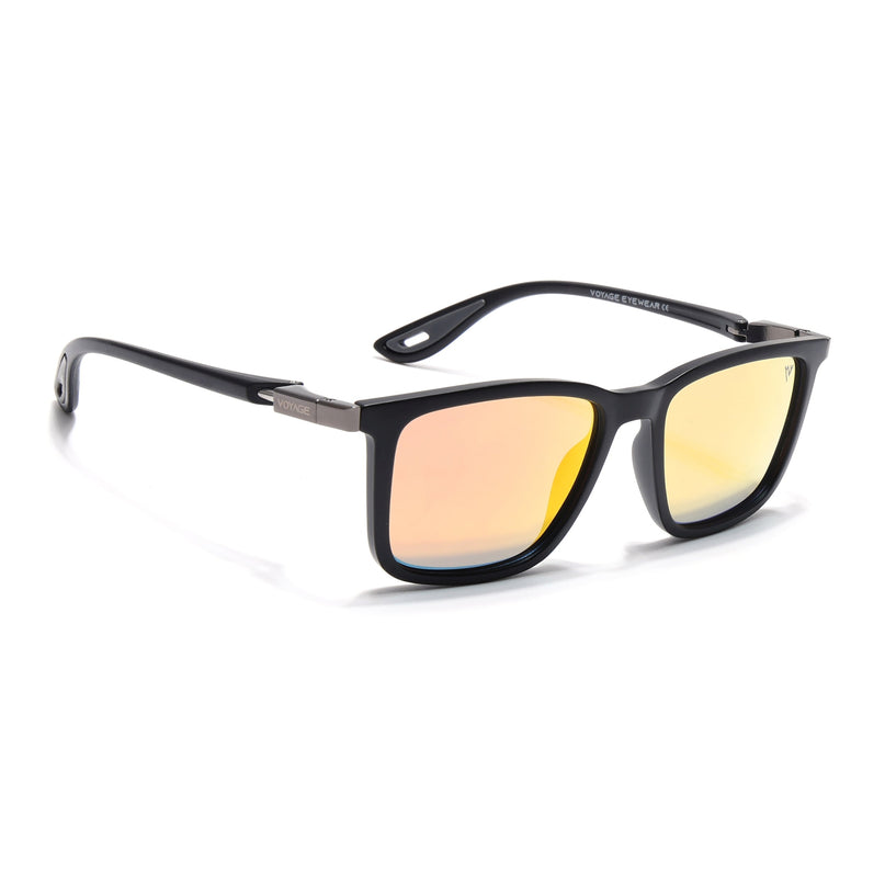 Beast | Multicolor Reflector Rectangle Polarized Sunglasses | PMG6638