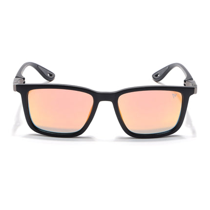 Beast | Multicolor Reflector Rectangle Polarized Sunglasses | PMG6638