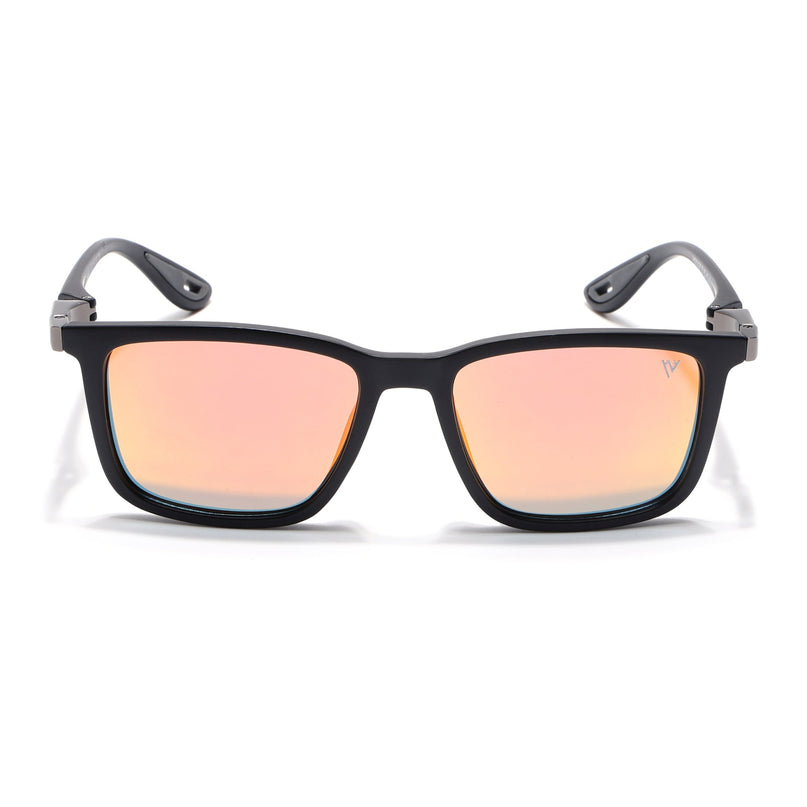 Beast | Multicolor Reflector Rectangle Polarized Sunglasses | PMG6638