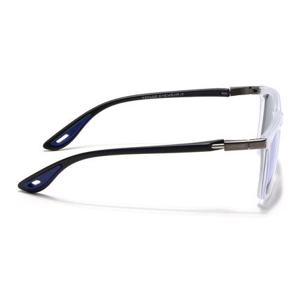 Beast | Aqua Blue Reflector Rectangle Polarized Sunglasses | PMG6667