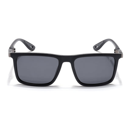 Beast 2.0 | Matt Black Rectangle Polarized Sunglasses | PMG6647