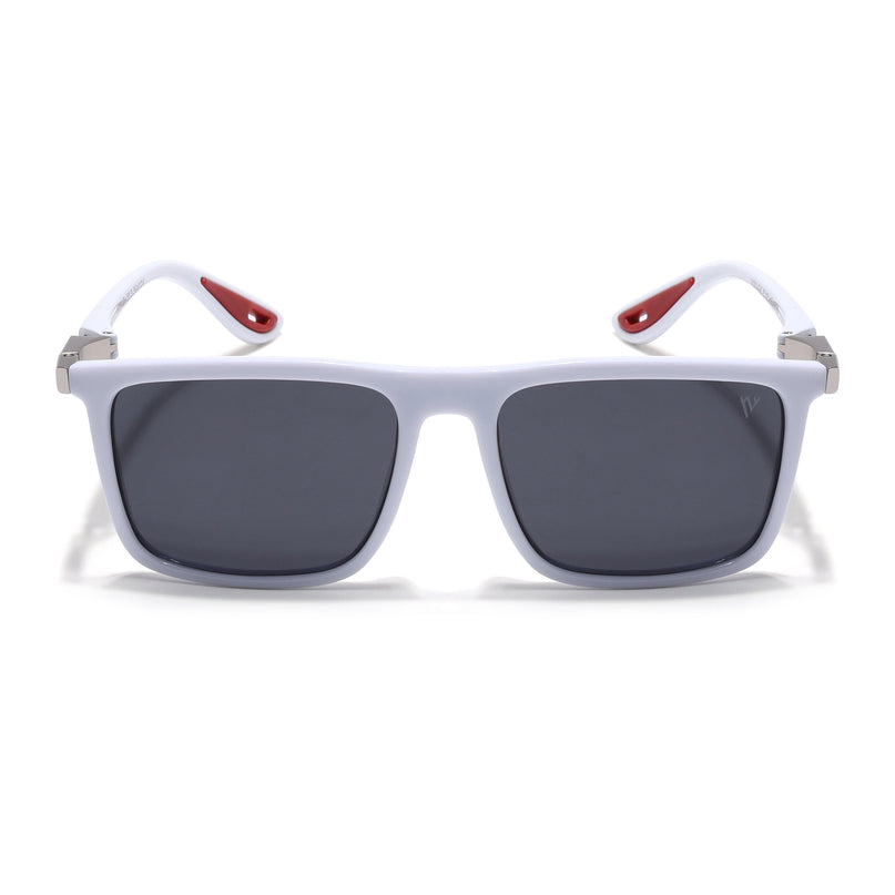 Beast 2.0 |White Rectangle Polarized Sunglasses | PMG6649