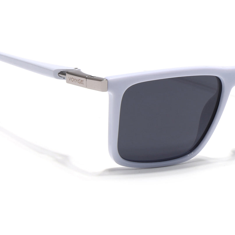 Beast 2.0 |White Rectangle Polarized Sunglasses | PMG6649