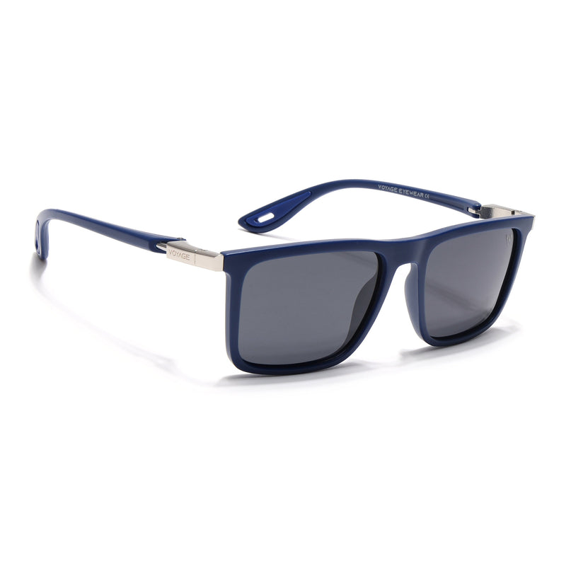 Beast 2.0 | Blue Rectangle Polarized Sunglasses | PMG6650