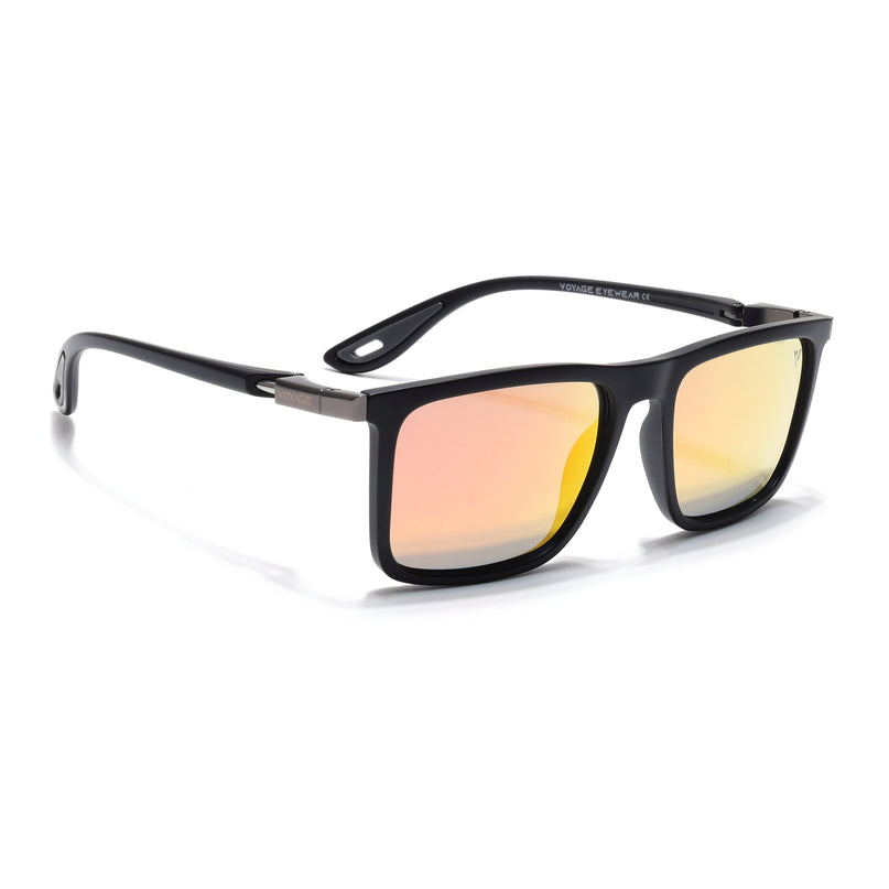 Beast 2.0 | Multicolor Reflector Rectangle Polarized Sunglasses | PMG6651