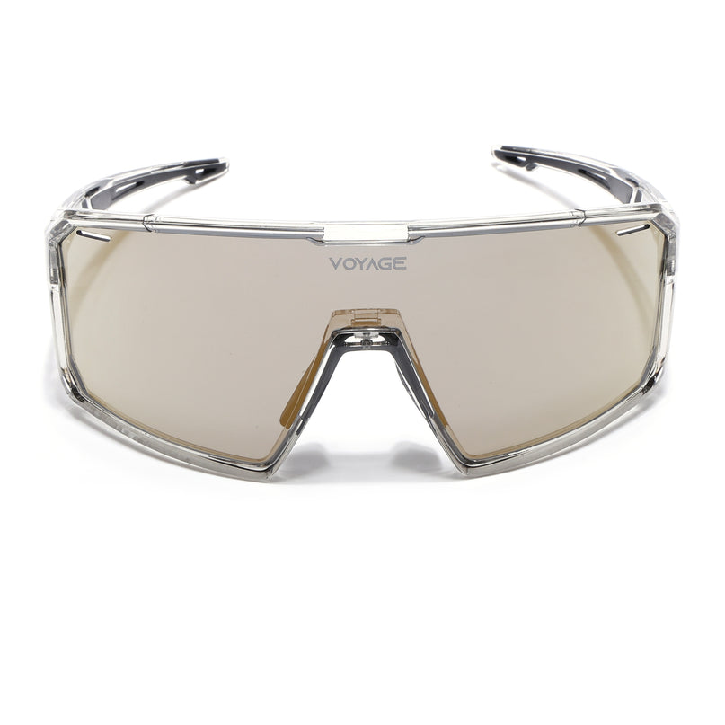 Voyage Select Drift Sunglasses (Golden Lens | Transparent Grey Frame - SLMG6263)