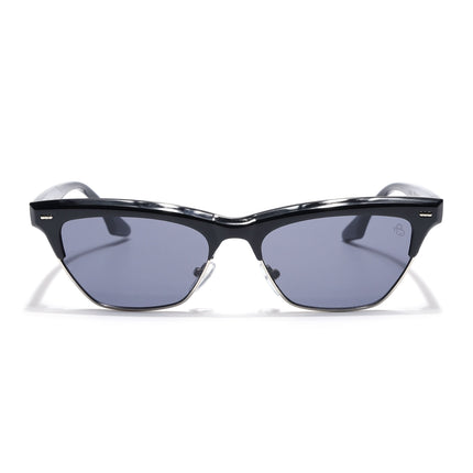 Eyejack Shine Black Cateye Sunglasses for Women (8583CL1249)