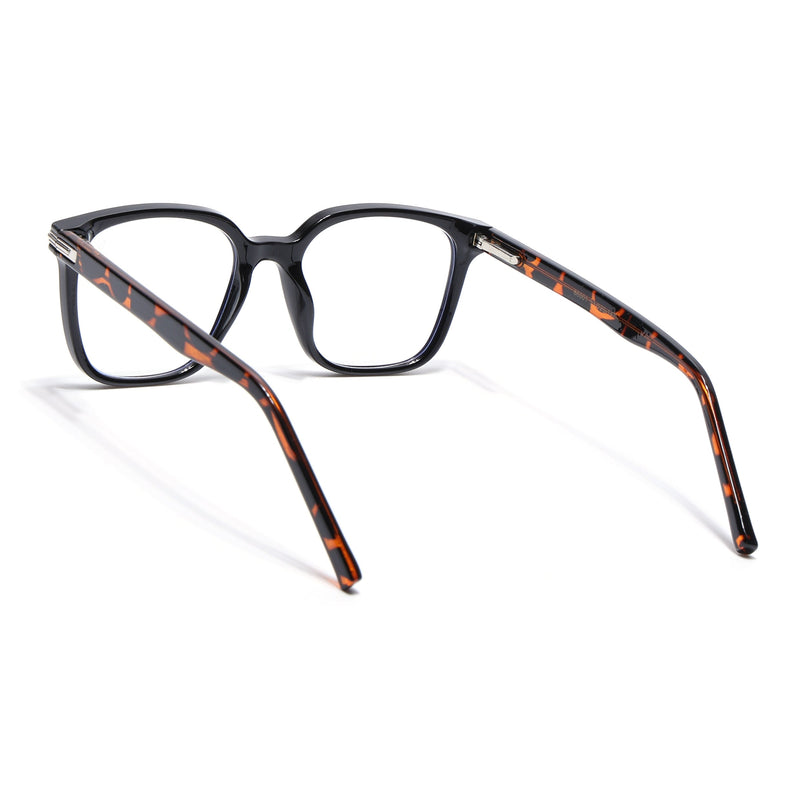 Voyage High Street Shine Black Square Eyeglasses for Men & Women (86001MG4932-C4)