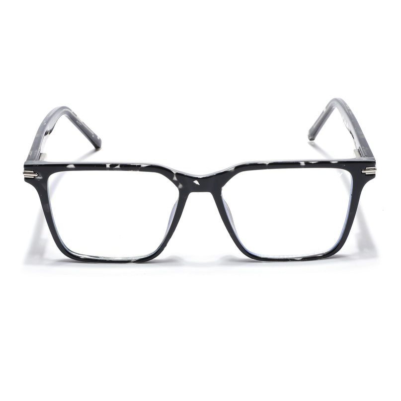 Voyage High Street Shine Black Square Eyeglasses for Men & Women (86002MG4934-C1)