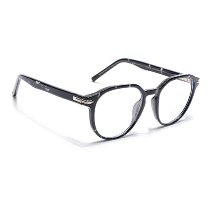 Voyage High Street Shine Black Square Eyeglasses for Men & Women (86003MG4939-C1)