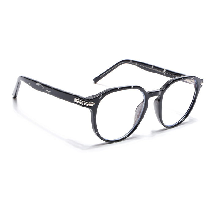 Voyage High Street Shine Black Square Eyeglasses for Men & Women (86003MG4939-C1)